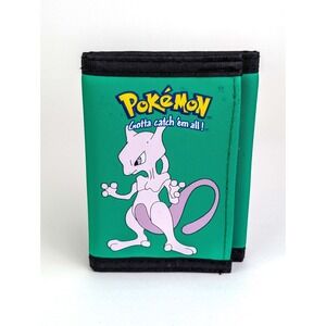 Vintage Mewtwo Pokemon Wallet Trifold Official Nintendo